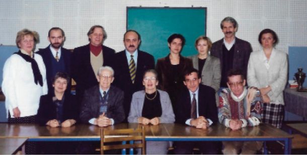 Один из первых сотавов Института с группой преподавателей IPA США  во главе с Хомером Кертисом